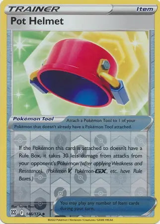 Brilliant Stars Pot Helmet #146/172 reverse holo
